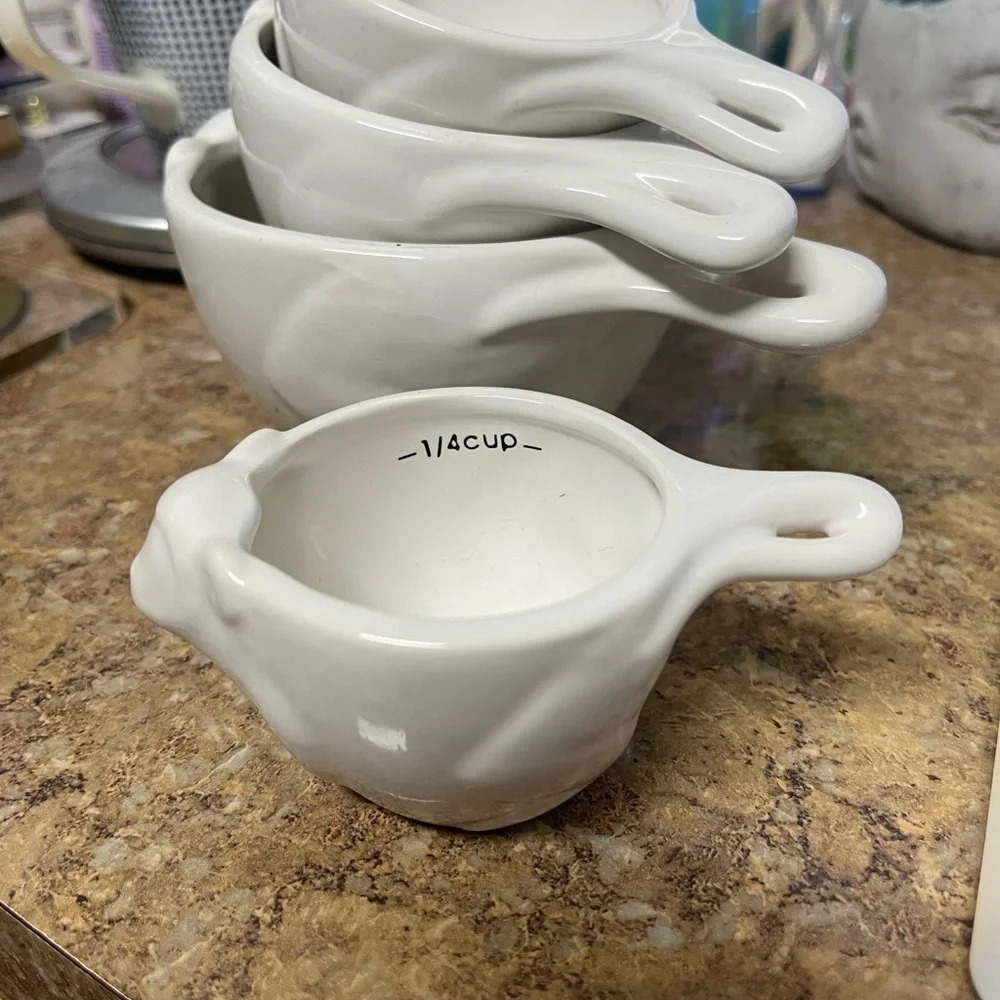 Creative Co-Op Monkey Measuring Cups | Set of 4